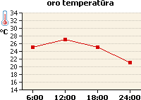 Oro temperatūros grafikas